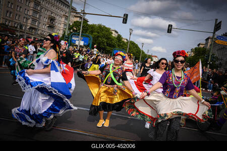 Berlin, Eindr?cke vom Karneval der Kulturen-stock-foto