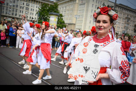 Berlin, Eindr?cke vom Karneval der Kulturen-stock-foto