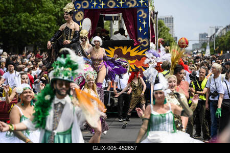 Karneval der Kulturen in Berlin-stock-foto