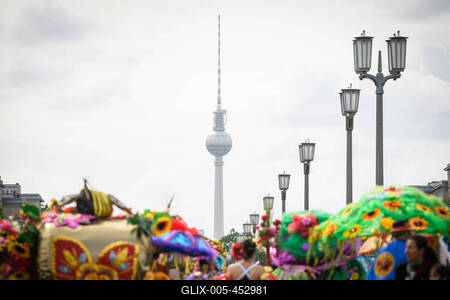 Berlin, Eindr?cke vom Karneval der Kulturen-stock-foto