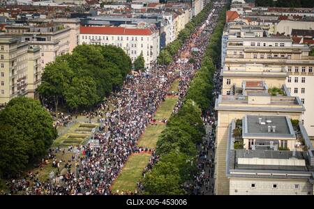 Berlin, Eindr?cke vom Karneval der Kulturen-stock-foto