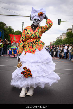 Berlin, Eindr?cke vom Karneval der Kulturen-stock-foto