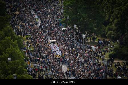 Berlin, Eindr?cke vom Karneval der Kulturen-stock-foto