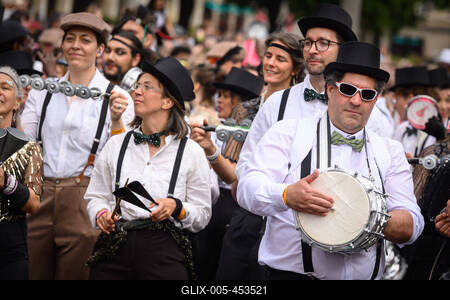 Berlin, Eindr?cke vom Karneval der Kulturen-stock-foto