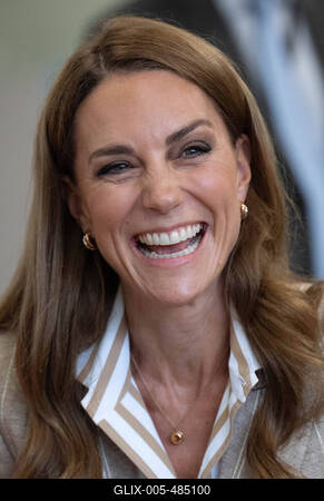 Kate Middleton in Colchester-stock-foto