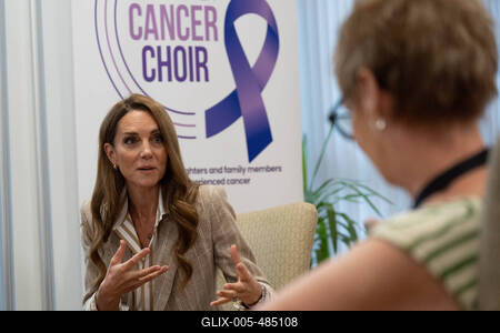 Kate Middleton in Colchester-stock-foto