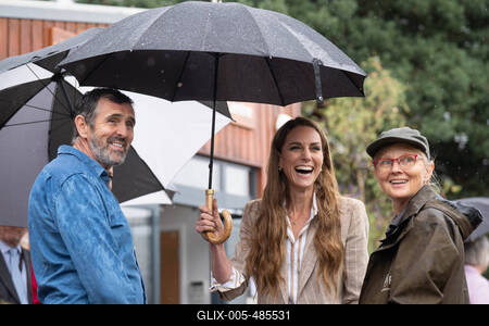 Kate Middleton in Colchester-stock-foto