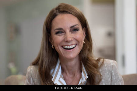 Kate Middleton in Colchester-stock-foto