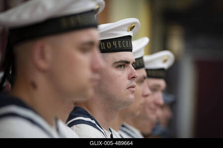 Ukrainian President, Volodymyr Zelenskyy, meets with naval veterans to present state awards-stock-foto
