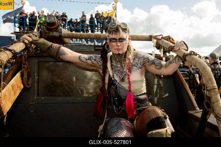 Wacken 2025 Fans trotzem dem angesagten Regen-stock-foto