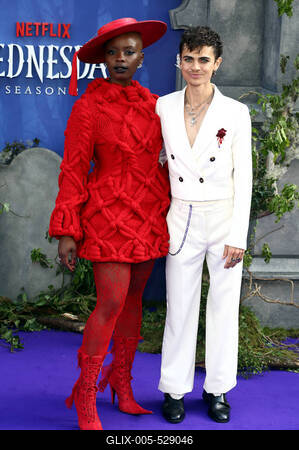 Wednesday Season 2, Part 1 world premiere in London-stock-foto