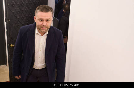 Ciprian Ciucu, the new Mayor of Bucharest, Romania-stock-foto