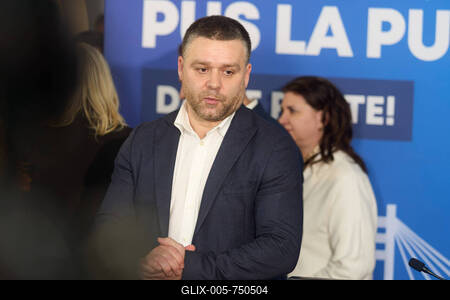 Ciprian Ciucu, the new Mayor of Bucharest, Romania-stock-foto