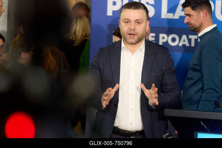 Ciprian Ciucu, the new Mayor of Bucharest, Romania-stock-foto
