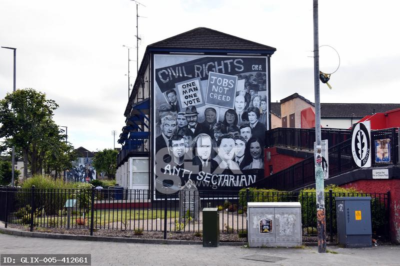 Irland, Derry, 07.07.2022 Als Blutsonntag oder auch Blutiger Sonntag wird ein Massaker an unbewaffneten Zivilisten am 30