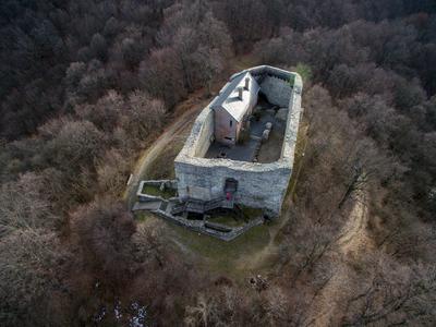 Márévár a Mecsekben-stock-foto