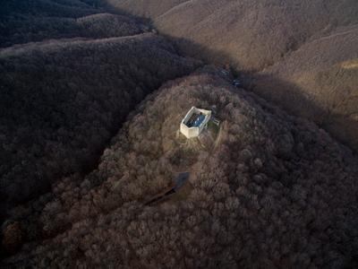 Márévár a Mecsekben-stock-foto