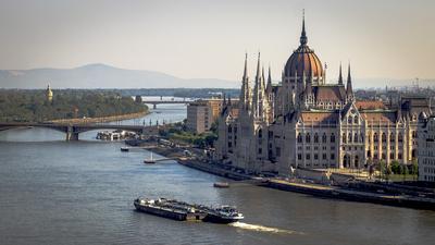 Budapest is the capital and the most populous city of Hungary, and one of the largest cities in the European Union. With an estimated 2016 population of 1,759,407 distributed over a land area of about 525 square kilometres (203 square miles), Budapest is also one of the most densely populated major cities in the EU.Budapest is cited as one of the most beautiful cities in Europe, ranked as "the world's second best city" by Condé Nast Traveler, and "Europe's 7th most idyllic place to live" by Forbes.-stock-photo