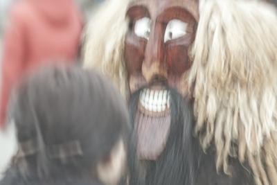 A busójárás, mint népszokási örökség, az UNESCO az Emberiség Szellemi Kulturális Örökség reprezentatív listájára került fel 2009-ben.-stock-foto