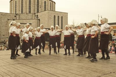 A busójárás, mint népszokási örökség, az UNESCO az Emberiség Szellemi Kulturális Örökség reprezentatív listájára került fel 2009-ben.-stock-foto