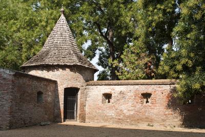A hajdúszoboszlói vár-stock-foto