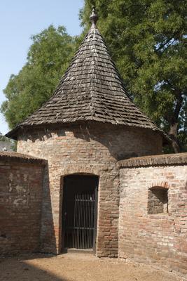 A hajdúszoboszlói vár-stock-foto