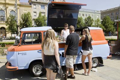 Food Truck Show Debrecen 2018-stock-photo