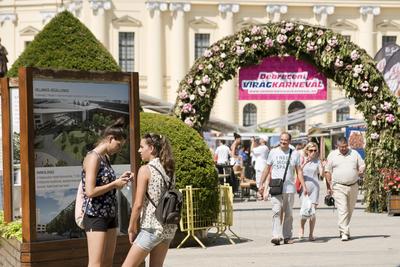 Flower Carnival 2018 Debrecen/Hungary-stock-photo