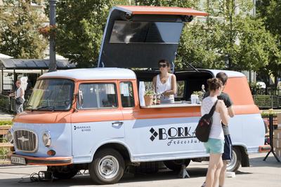 Food Truck Show Debrecen 2018-stock-photo