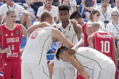 Fiba 3x3 U18 Europe Cup 2018 Debrecen/Hungary team-stock-foto