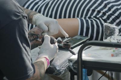 Tetováló Fesztivál Debrecen 2018-stock-foto