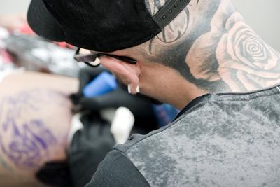 Tetováló Fesztivál Debrecen 2018-stock-foto