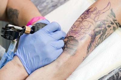 Tetováló Fesztivál Debrecen 2018-stock-foto