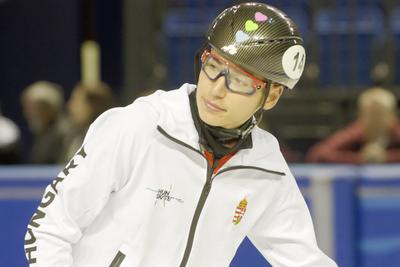 A 2020-as debreceni rövidpályás gyorskorcsolya Európa-bajnokság előtt, április 30-án nyílt edzést tartott a magyar válogatott a debreceni Főnix csarnokban.-stock-foto