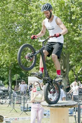 Hungarian Trial Bike CUP 2019 DEBRECEN-stock-foto