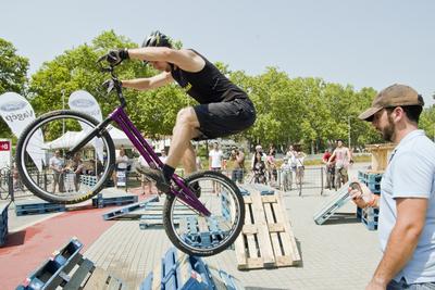 Hungarian Trial Bike CUP 2019 DEBRECEN-stock-foto