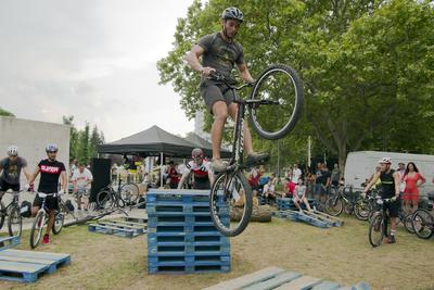 Hungarian Trial Bike CUP 2019 DEBRECEN-stock-foto