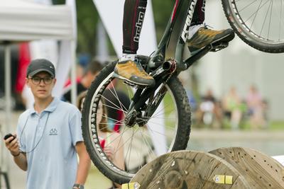 Hungarian Trial Bike CUP 2019 DEBRECEN-stock-foto