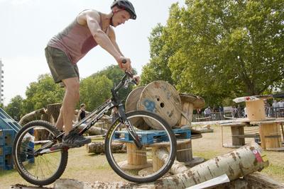 Hungarian Trial Bike CUP 2019 DEBRECEN-stock-foto
