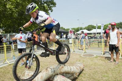 Hungarian Trial Bike CUP 2019 DEBRECEN-stock-foto