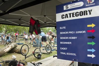 Hungarian Trial Bike CUP 2019 DEBRECEN-stock-foto