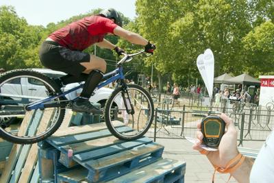 Hungarian Trial Bike CUP 2019 DEBRECEN-stock-foto