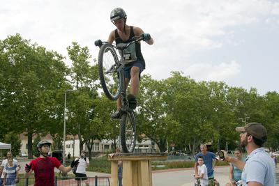 Hungarian Trial Bike CUP 2019 DEBRECEN-stock-foto
