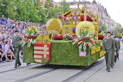48th Flower Canival Debrecen 2017-stock-foto