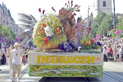 48th Flower Canival Debrecen 2017-stock-foto