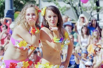 48th Flower Canival Debrecen 2017-stock-foto