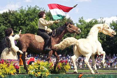 48th Flower Canival Debrecen 2017-stock-foto