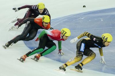 ISU SHORT TRACK HUNGARY EB Debrecen 14-16.01.2020-stock-photo