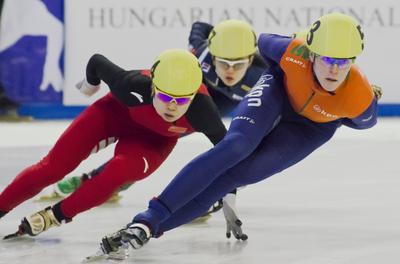 ISU SHORT TRACK HUNGARY EB Debrecen 14-16.01.2020-stock-photo