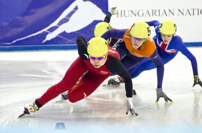 ISU SHORT TRACK HUNGARY EB Debrecen 14-16.01.2020-stock-photo